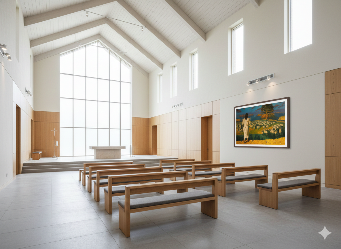 Shepherd’s Love – Christian Wall Art & Decor | Biblical Painting | Religious Art